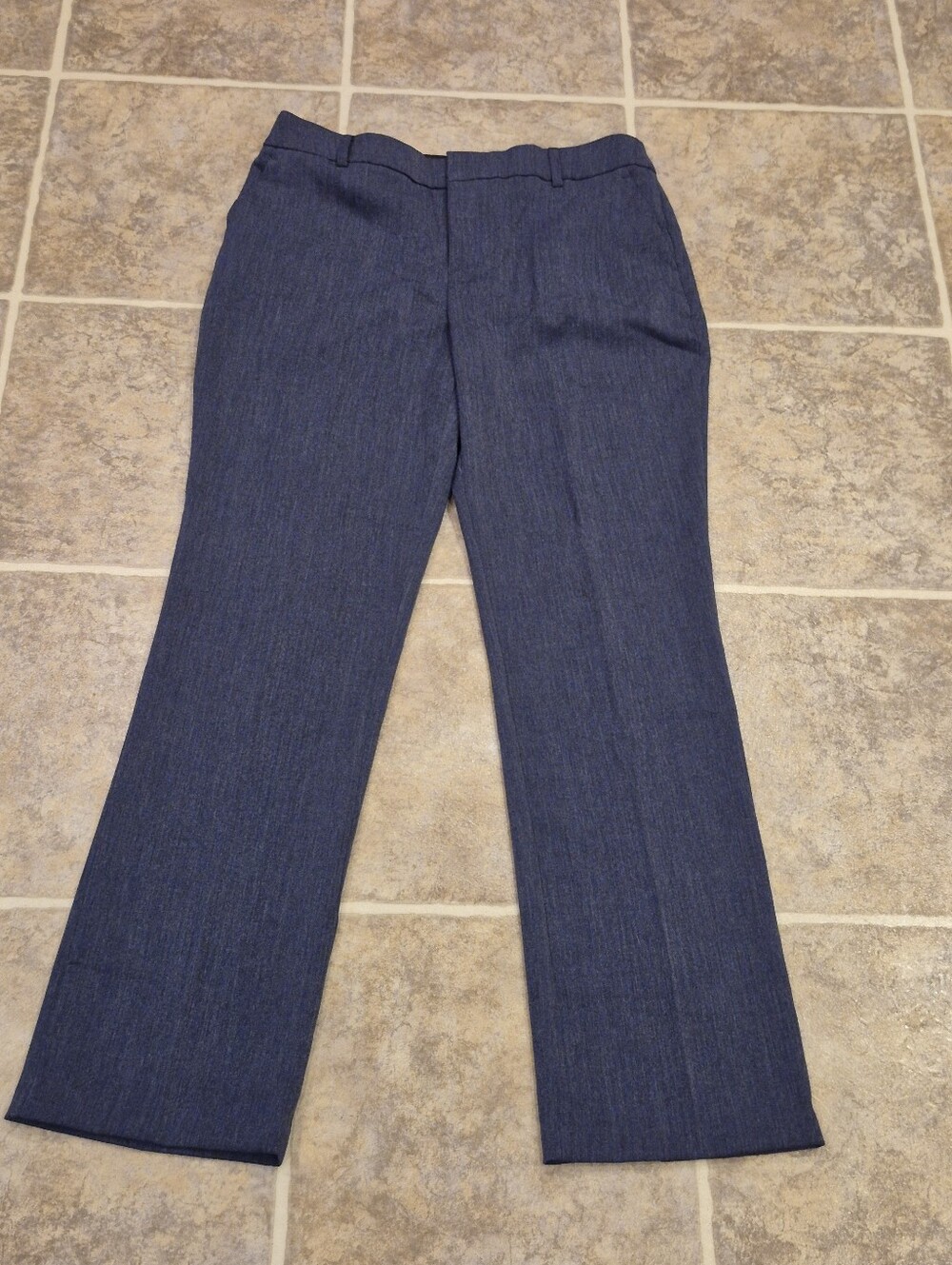 Nine West Barely Bootcut Dress Pants Size 14 Long - Navy Blue